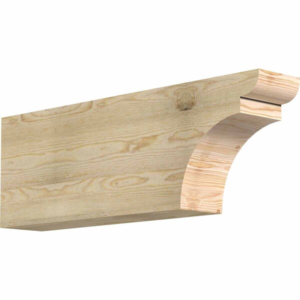 Ekena Millwork Yorktown Rough Sawn Rafter Tail, Douglas Fir, 6"W x 12"H x 36"L RFT06X12X36YOR00RDF - main
